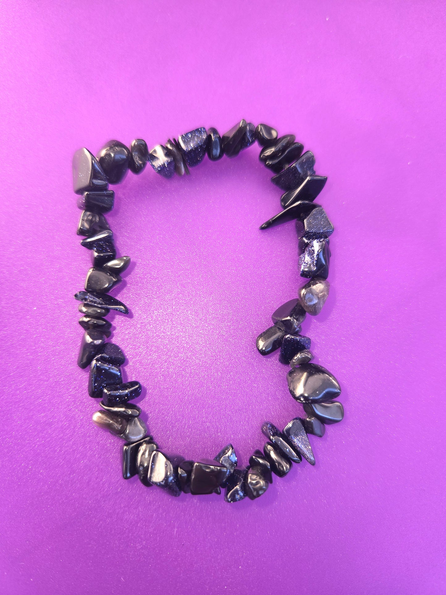 Crystal chip bracelets