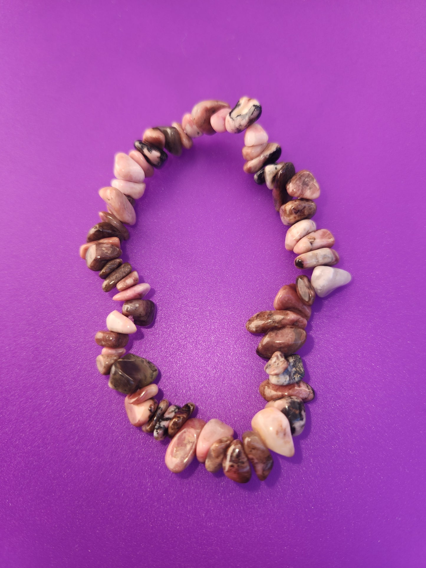 Crystal chip bracelets