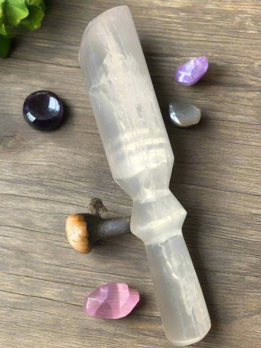 Selenite Athame