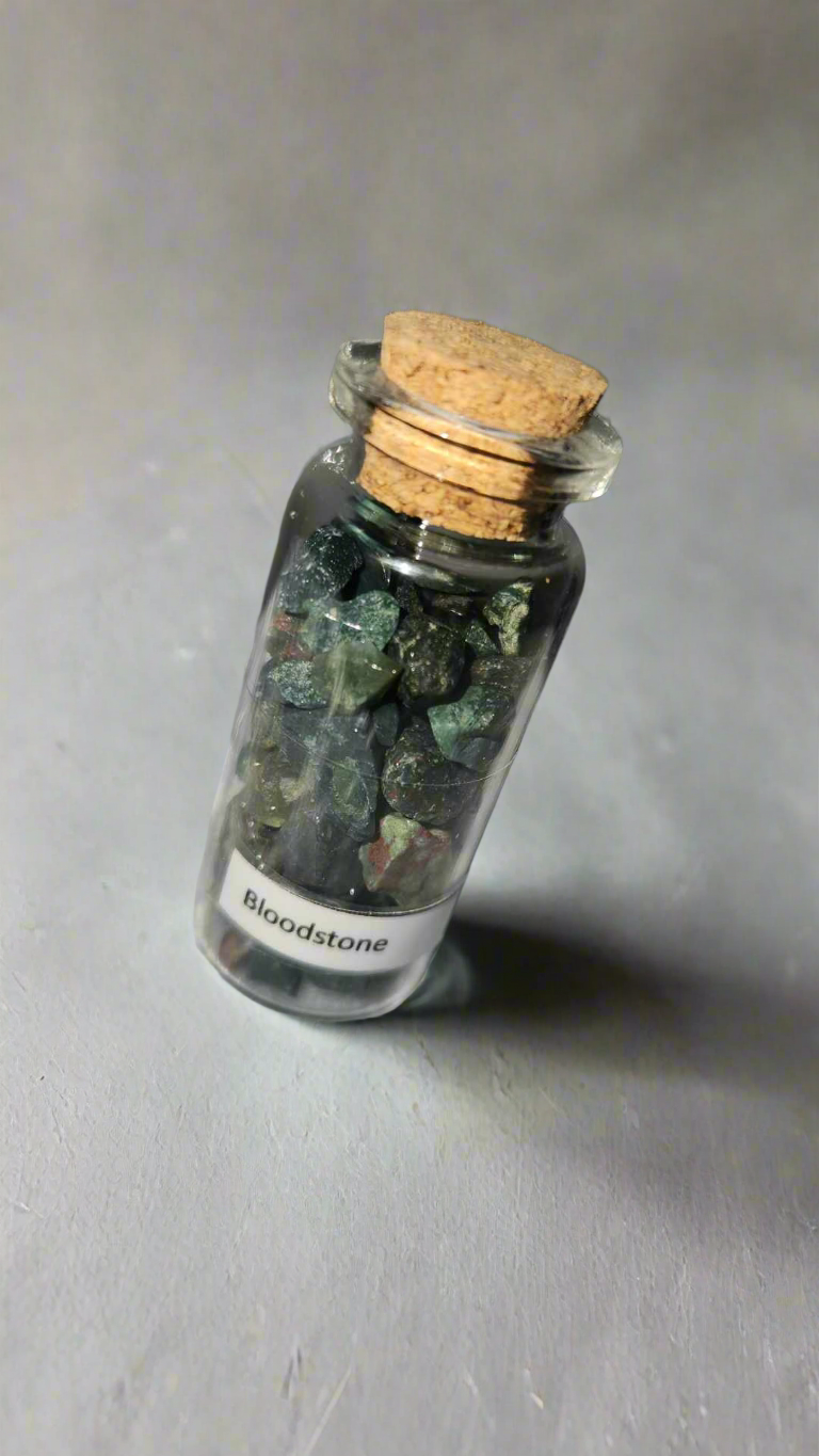 Small crystal chip bottles