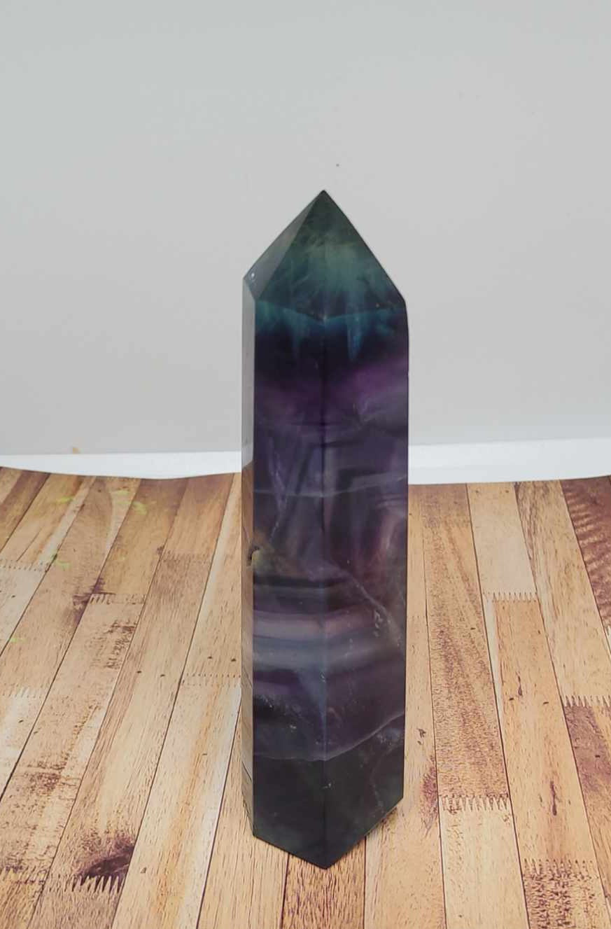 Rainbow Fluorite Pencil Point