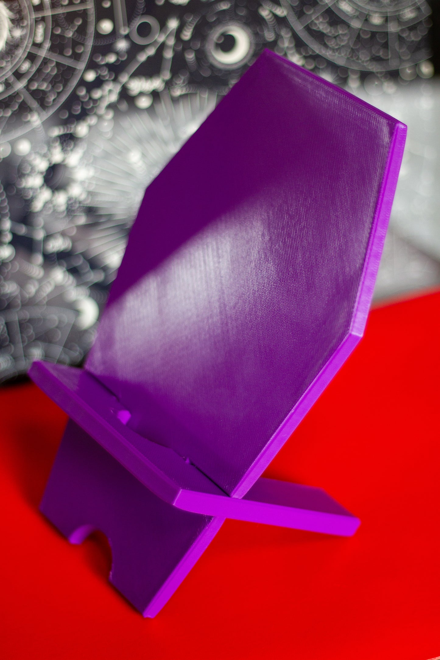 Coffin phone holder