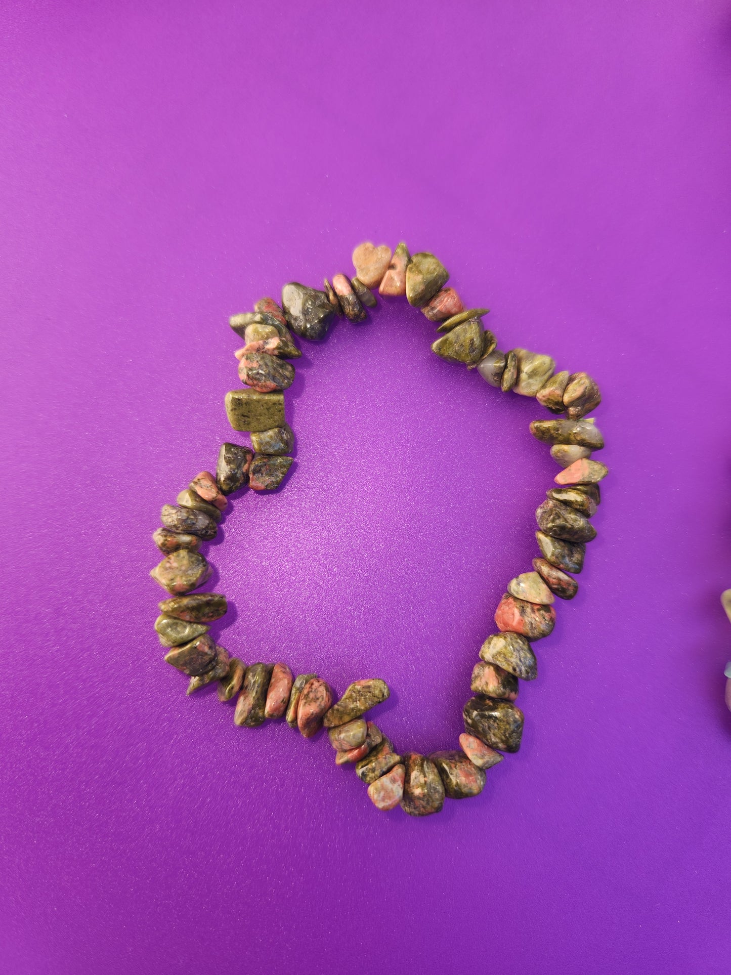 Crystal chip bracelets