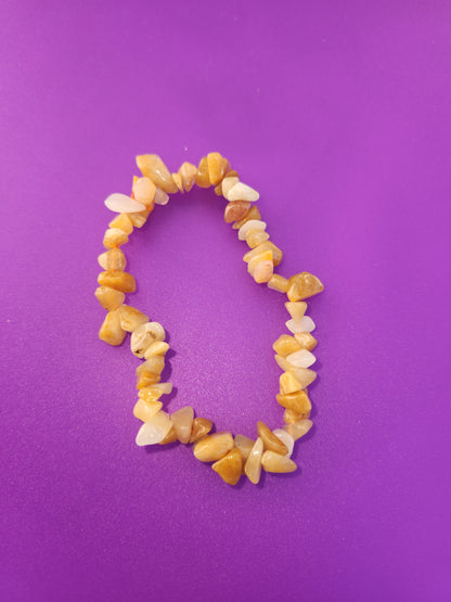 Crystal chip bracelets