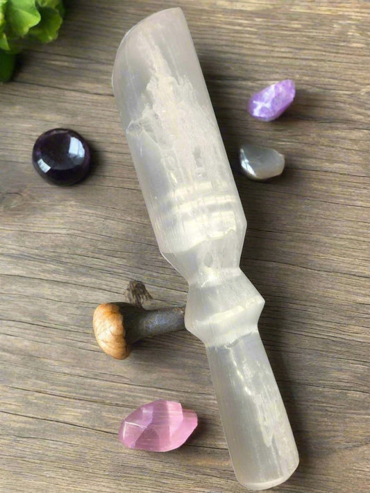 Selenite Athame