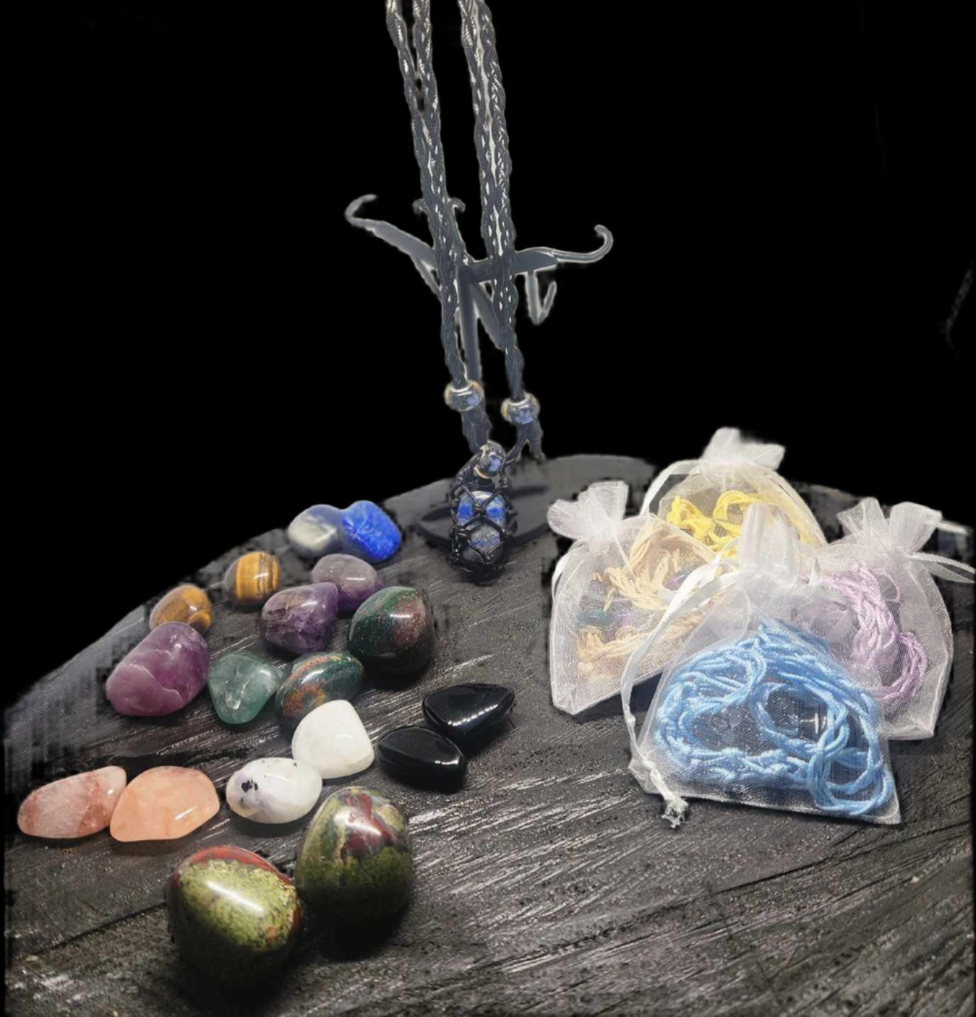 Handmade Crystal Holder Necklace