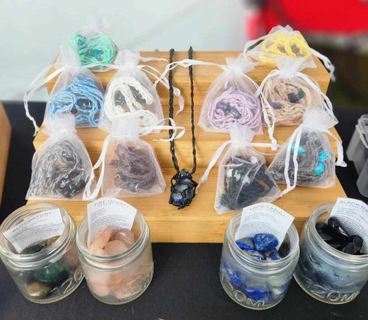 Handmade Crystal Holder Necklace