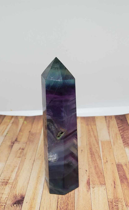 Rainbow Fluorite Pencil Point
