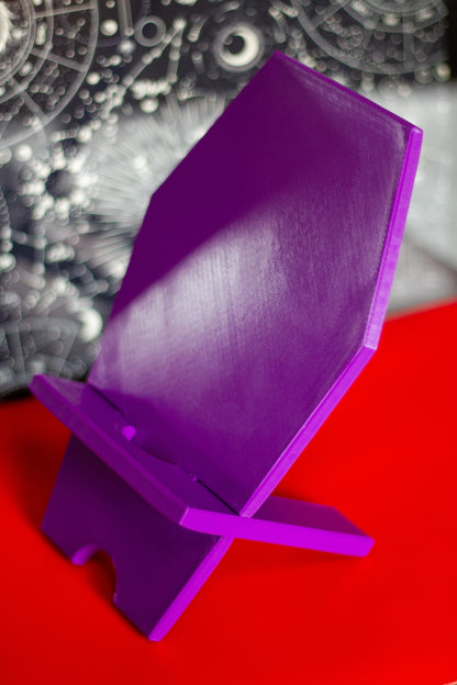 Coffin phone holder